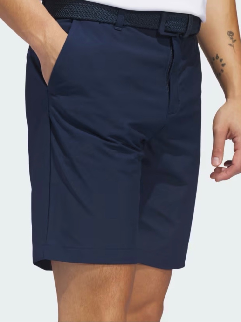 Adidas Golf Shorts Mens 30 Navy Blue Ultimate 365 8" Chino Preppy HR7938